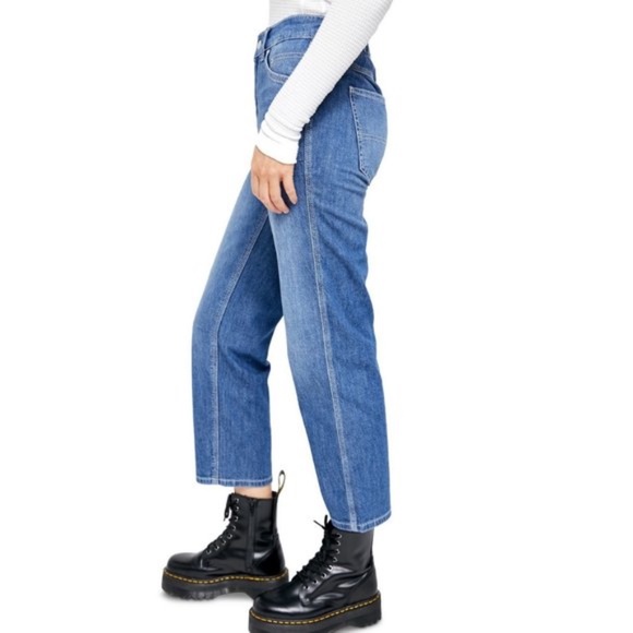 Free People Chloe Baby Barrel Jeans SIZE S NWT - Picture 6 of 13